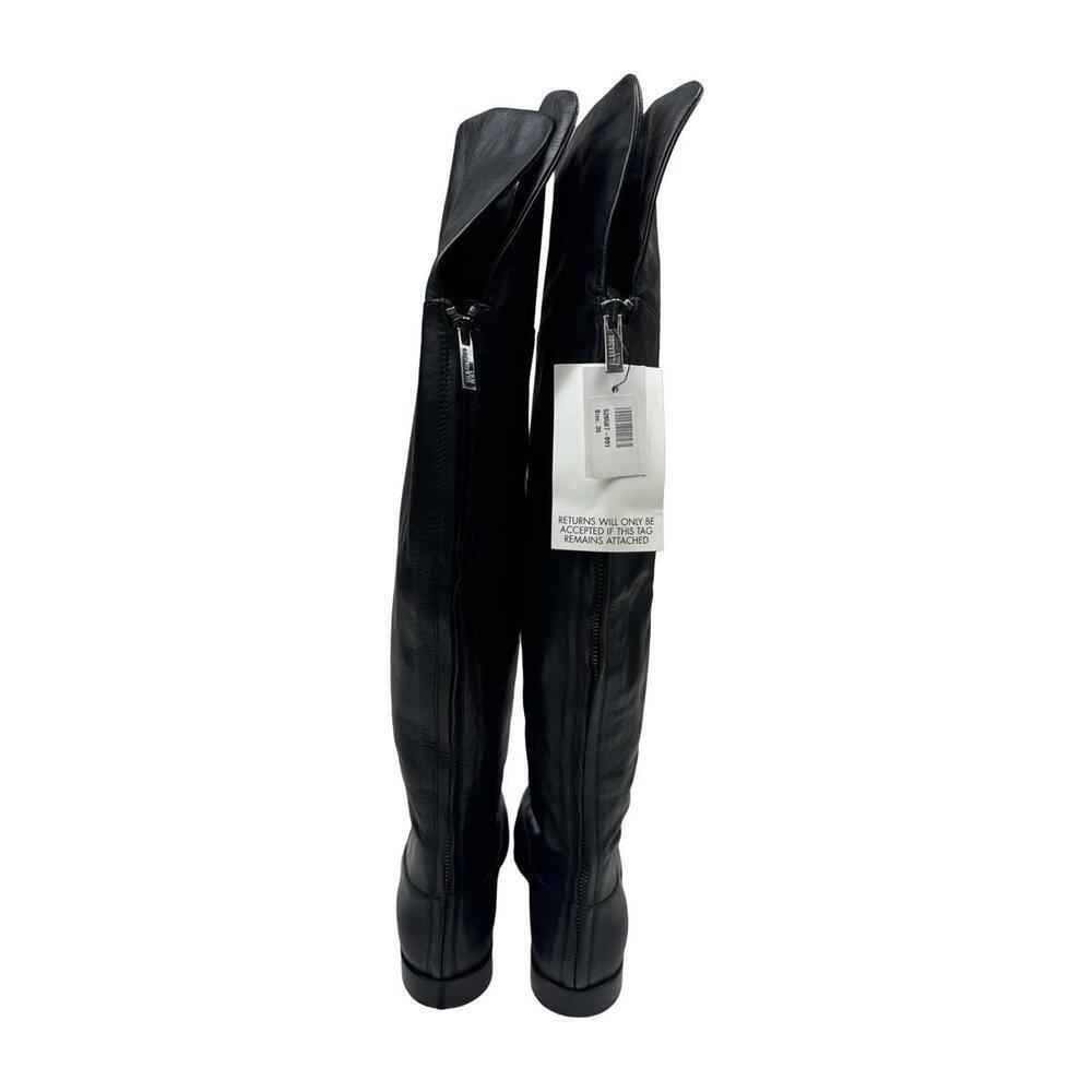 Jil Sander Navy Leather Knee High Boots Black Size 35 EU, 5 US - Picture 4 of 8